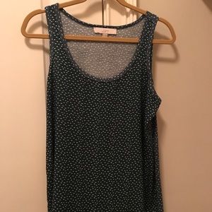Teal printed LOFT tank!